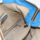 FENDI Celeria Tote Bag Canvas Ivory Gold Auth 197186A-22