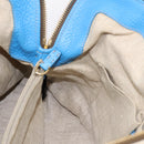 FENDI Celeria Tote Bag Canvas Ivory Gold Auth 197186A-23