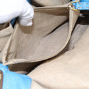 FENDI Celeria Tote Bag Canvas Ivory Gold Auth 197186A-26