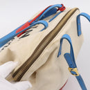FENDI Celeria Tote Bag Canvas Ivory Gold Auth 197186A-6