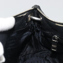 PRADA Shoulder Bag Vittero Dino Leather Black Silver Auth 197187V-23