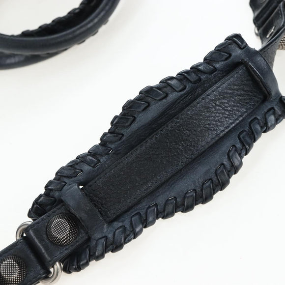 BALENCIAGA Neo Kagole City Small Hand Bag Leather 2way Black 700451 Auth 197188M