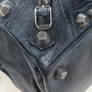 BALENCIAGA Neo Kagole City Small Hand Bag Leather 2way Black 700451 Auth 197188M-14