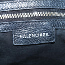 BALENCIAGA Neo Kagole City Small Hand Bag Leather 2way Black 700451 Auth 197188M-26