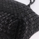 BOTTEGA VENETA INTRECCIATO Cabas PM Hand Bag Leather Black 141498 Auth 197190SAV-11