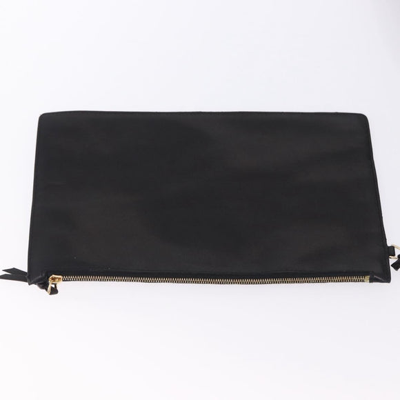 BOTTEGA VENETA INTRECCIATO Cabas PM Hand Bag Leather Black 141498 Auth 197190SAV