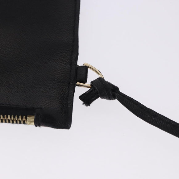 BOTTEGA VENETA INTRECCIATO Cabas PM Hand Bag Leather Black 141498 Auth 197190SAV