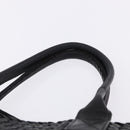 BOTTEGA VENETA INTRECCIATO Cabas PM Hand Bag Leather Black 141498 Auth 197190SAV-8
