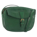 LOUIS VUITTON Epi Jeune Fille MM Shoulder Bag Green M52154 LV Auth 197191-1