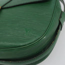 LOUIS VUITTON Epi Jeune Fille MM Shoulder Bag Green M52154 LV Auth 197191-14