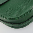 LOUIS VUITTON Epi Jeune Fille MM Shoulder Bag Green M52154 LV Auth 197191-15