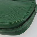 LOUIS VUITTON Epi Jeune Fille MM Shoulder Bag Green M52154 LV Auth 197191-16