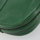 LOUIS VUITTON Epi Jeune Fille MM Shoulder Bag Green M52154 LV Auth 197191-17