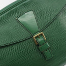 LOUIS VUITTON Epi Jeune Fille MM Shoulder Bag Green M52154 LV Auth 197191-18