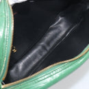 LOUIS VUITTON Epi Jeune Fille MM Shoulder Bag Green M52154 LV Auth 197191-10