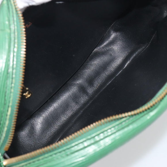 LOUIS VUITTON Epi Jeune Fille MM Shoulder Bag Green M52154 LV Auth 197191