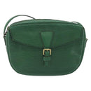 LOUIS VUITTON Epi Jeune Fille MM Shoulder Bag Green M52154 LV Auth 197191-13