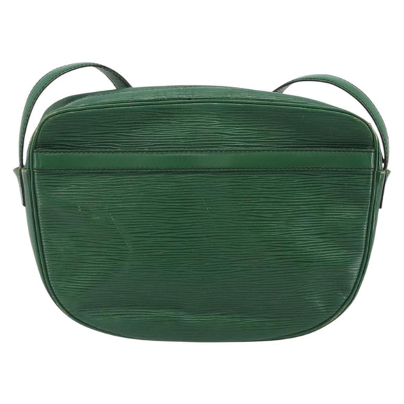 LOUIS VUITTON Epi Jeune Fille MM Shoulder Bag Green M52154 LV Auth 197191