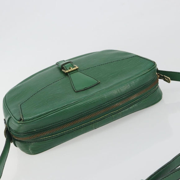 LOUIS VUITTON Epi Jeune Fille MM Shoulder Bag Green M52154 LV Auth 197191