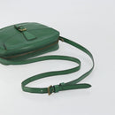 LOUIS VUITTON Epi Jeune Fille MM Shoulder Bag Green M52154 LV Auth 197191-7