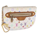 LOUIS VUITTON Monogram Multicolor Pochette MM Pouch White M60028 LV Auth 197193-1