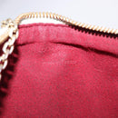 LOUIS VUITTON Monogram Multicolor Pochette MM Pouch White M60028 LV Auth 197193-10