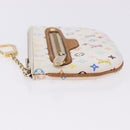 LOUIS VUITTON Monogram Multicolor Pochette MM Pouch White M60028 LV Auth 197193-4