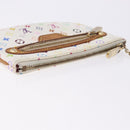LOUIS VUITTON Monogram Multicolor Pochette MM Pouch White M60028 LV Auth 197193-5