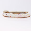 LOUIS VUITTON Monogram Multicolor Pochette MM Pouch White M60028 LV Auth 197193-7