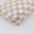 LOUIS VUITTON Damier Azur Pochette Accessoires Pouch N51986 LV Auth 197195V-9