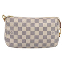 LOUIS VUITTON Damier Azur Pochette Accessoires Pouch N51986 LV Auth 197195V-13