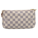 LOUIS VUITTON Damier Azur Pochette Accessoires Pouch N51986 LV Auth 197195V-2