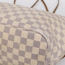 LOUIS VUITTON Damier Azur Neverfull MM Tote Bag N41605 LV Auth 197196-14