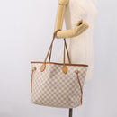 LOUIS VUITTON Damier Azur Neverfull MM Tote Bag N41605 LV Auth 197196-21