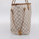 LOUIS VUITTON Damier Azur Neverfull MM Tote Bag N41605 LV Auth 197196-3