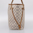 LOUIS VUITTON Damier Azur Neverfull MM Tote Bag N41605 LV Auth 197196-4