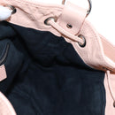 BALENCIAGA Classic Mini Pompon Hand Bag Leather 2way Pink 246438 Auth 197200V-27