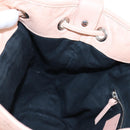 BALENCIAGA Classic Mini Pompon Hand Bag Leather 2way Pink 246438 Auth 197200V-28