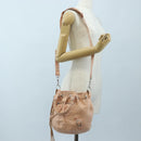 BALENCIAGA Classic Mini Pompon Hand Bag Leather 2way Pink 246438 Auth 197200V-31