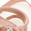 BALENCIAGA Classic Mini Pompon Hand Bag Leather 2way Pink 246438 Auth 197200V-15