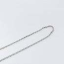 CHANEL Chain Shoulder Pouch Matelasse Leather Silver CC Auth 197202A-8