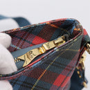 Vivienne Westwood Shoulder Bag PVC Canvas Gold Red Auth 197203A-14