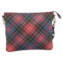 Vivienne Westwood Shoulder Bag PVC Canvas Gold Red Auth 197203A-2