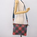 Vivienne Westwood Shoulder Bag PVC Canvas Gold Red Auth 197203A-22