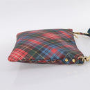 Vivienne Westwood Shoulder Bag PVC Canvas Gold Red Auth 197203A-5