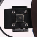 FENDI Mamma Baguette Shoulder Bag Canvas Sequin Black Auth 197205SM-21