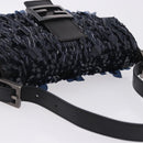 FENDI Mamma Baguette Shoulder Bag Canvas Sequin Black Auth 197205SM-6