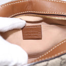 GUCCI GG Supreme Chain Shoulder Bag PVC Beige Gold 409535 Auth 197208V-15