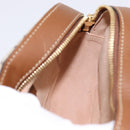 GUCCI GG Supreme Chain Shoulder Bag PVC Beige Gold 409535 Auth 197208V-17