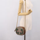 GUCCI GG Supreme Chain Shoulder Bag PVC Beige Gold 409535 Auth 197208V-21